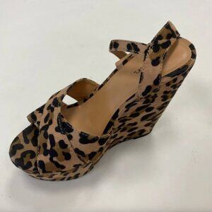 Xhilaration cheetah print platform wedges